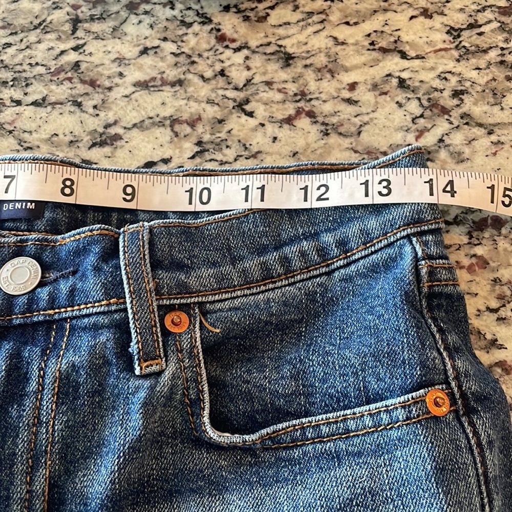 Gap 5” Distressed Cuffed Denim Shorts Women’s Size 25 - Picture 7 of 7